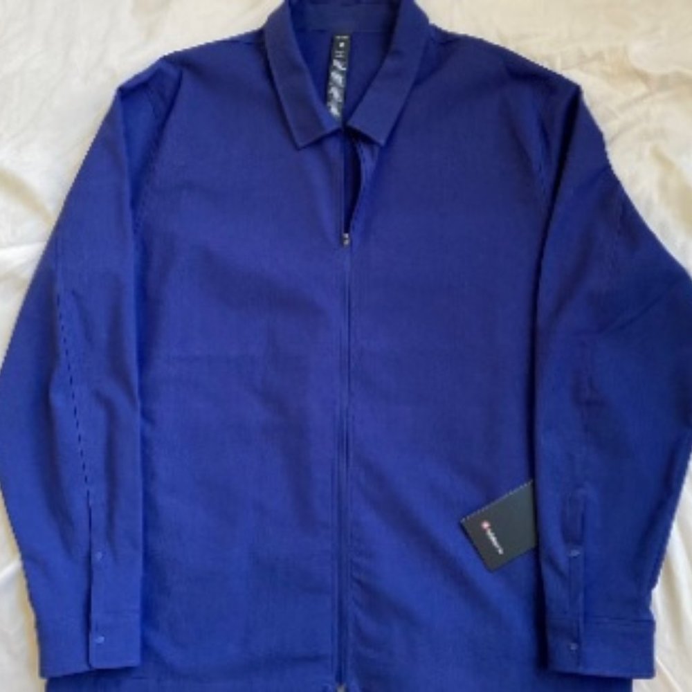 Lululemon Tech Woven Shirt Jacket Blue